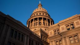 The Texas State Capitol is seen on the first day of the 87th Legislature's third special session on September 20, 2021 in Austin, Texas.