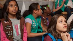 Troop 6000, launched in 2016 at a single family shelter, is a Girl Scout troop specially designed to serve the thousands of girls living in the New York City Shelter System.